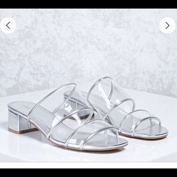 Shoes Lucite Clear Strap Low Heel Poshmark